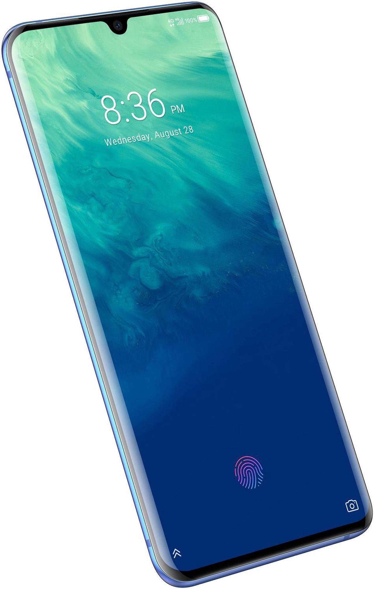 Alt view image 5 of 13 - ZTE Axon 10 Pro Flagship Unlocked Phone with 8G+256G Memory, Qualcomm Snapdragon 855 Chipset, Beautifully Designed Quad-Curved 6.47" AMOLED Display / Wireless Charging