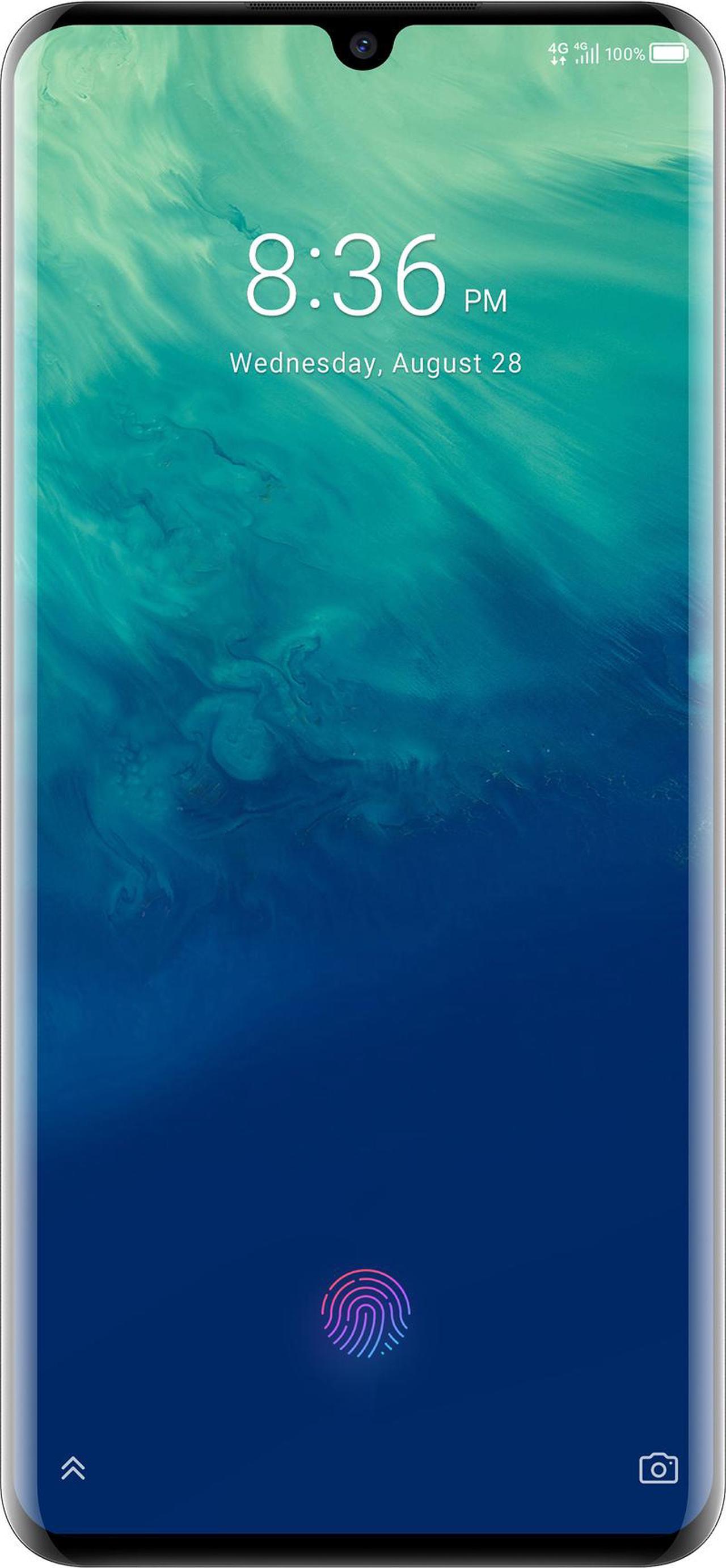 Main image of ZTE Axon 10 Pro Flagship Unlocked Phone with 8G+256G Memory, Qualcomm Snapdragon 855 Chipset, Beautifully Designed Quad-Curved 6.47" AMOLED Display / Wireless Charging