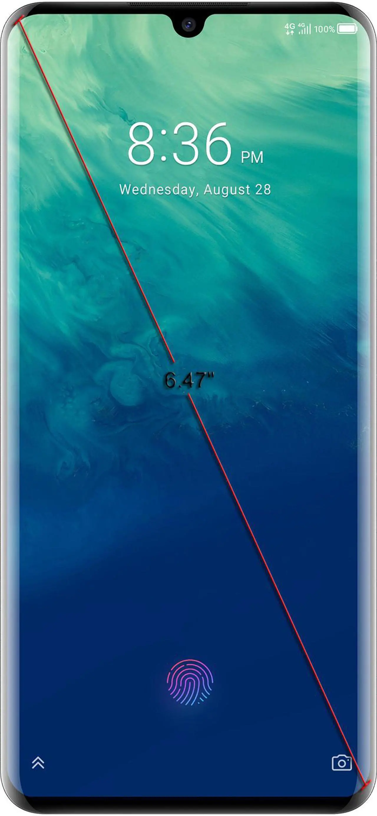 Alt view image 13 of 13 - ZTE Axon 10 Pro Flagship Unlocked Phone with 12G+256G Memory, Qualcomm Snapdragon 855 Chipset, Beautifully Designed Quad-Curved 6.47" AMOLED Display / Wireless Charging