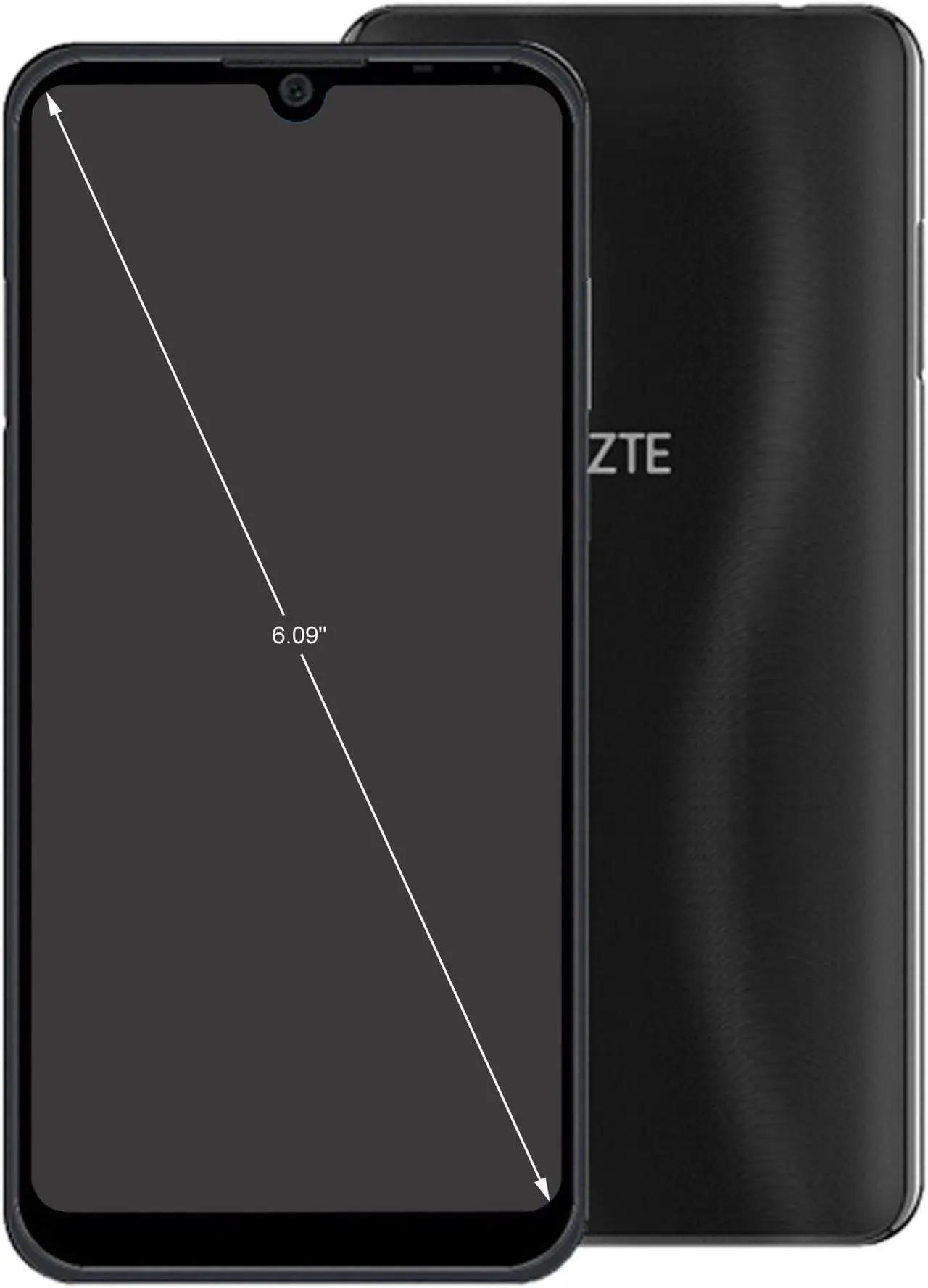 Alt view image 2 of 8 - ZTE Blade A5 2020 4G LTE Unlocked Cell Phone 6.09" 32GB 2GB RAM, GSM Dual Sim