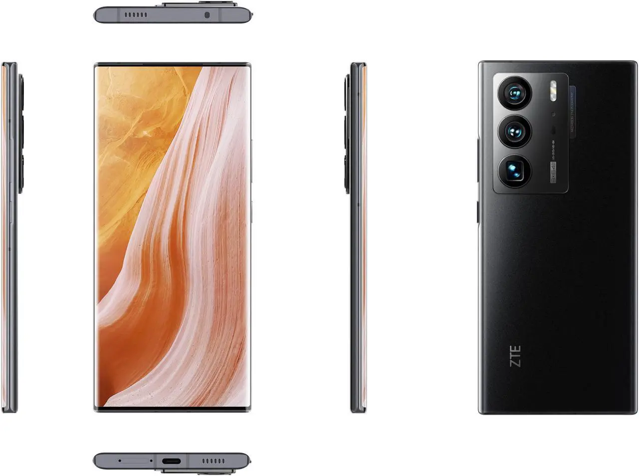 Alt view image 7 of 7 - ZTE Axon 40 Ultra 5G Unlocked Cell Phone 6.8" 8GB RAM