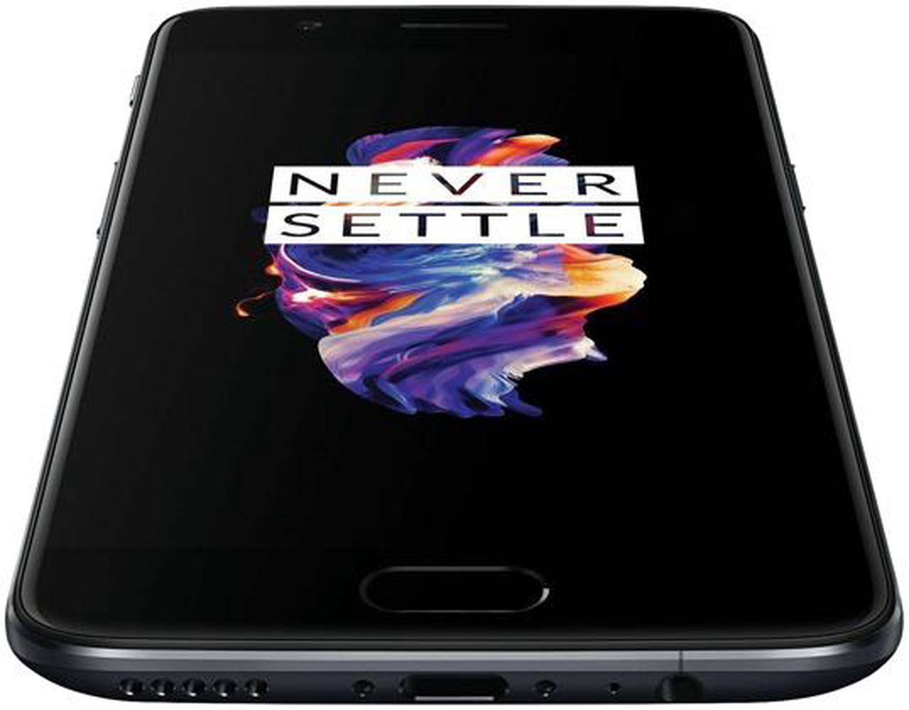 Alt view image 2 of 7 - ONEPLUS 5 A5000 4G LTE Unlocked GSM Dual-SIM Phone w/ Dual 16 MP & 20 MP Camera 5.5" Midnight Black 8GB RAM
