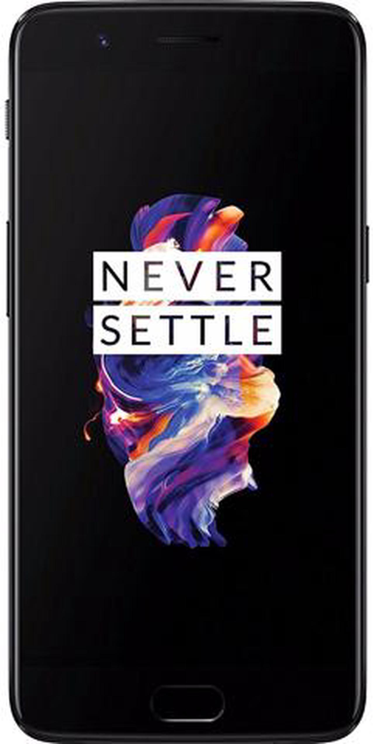 Main image of ONEPLUS 5 A5000 4G LTE Unlocked GSM Dual-SIM Phone w/ Dual 16 MP & 20 MP Camera 5.5" Midnight Black 8GB RAM