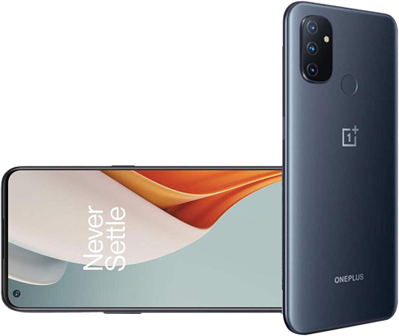 Alt view image 9 of 9 - ONEPLUS Nord N100 BE2013 4G LTE Unlocked Cell Phone 6.52" Midnight Frost 64GB 4GB RAM, GSM Dual Sim