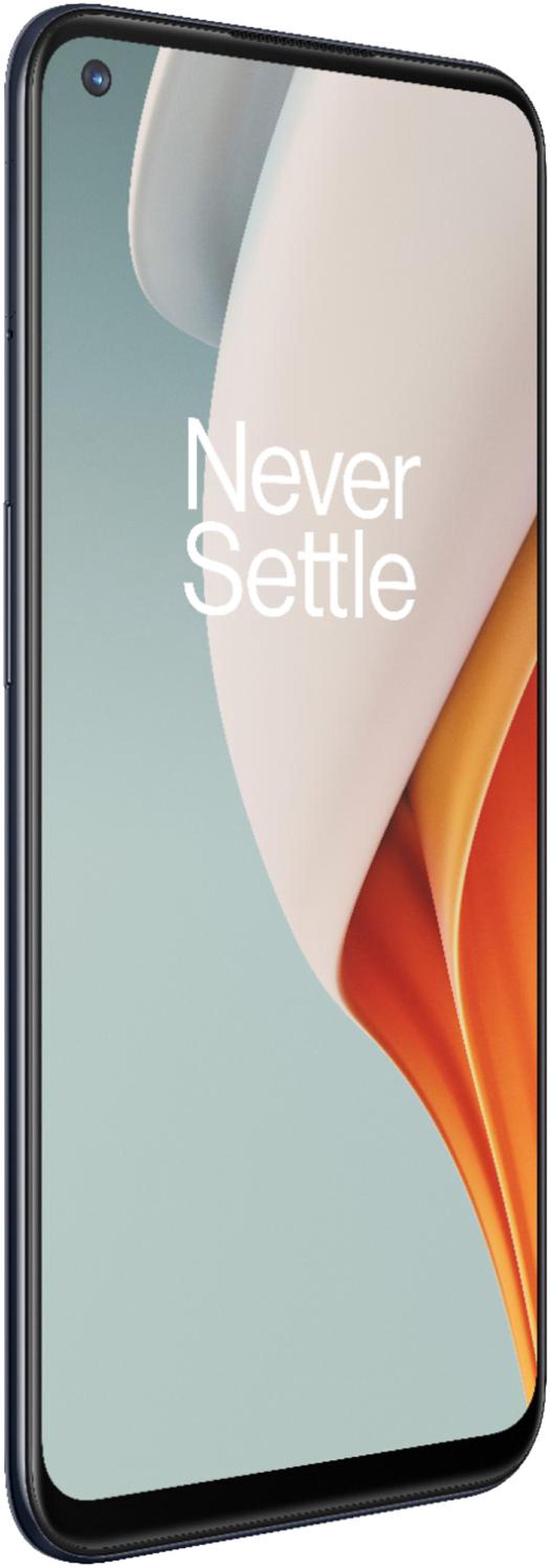 Alt view image 2 of 9 - ONEPLUS Nord N100 BE2013 4G LTE Unlocked Cell Phone 6.52" Midnight Frost 64GB 4GB RAM, GSM Dual Sim
