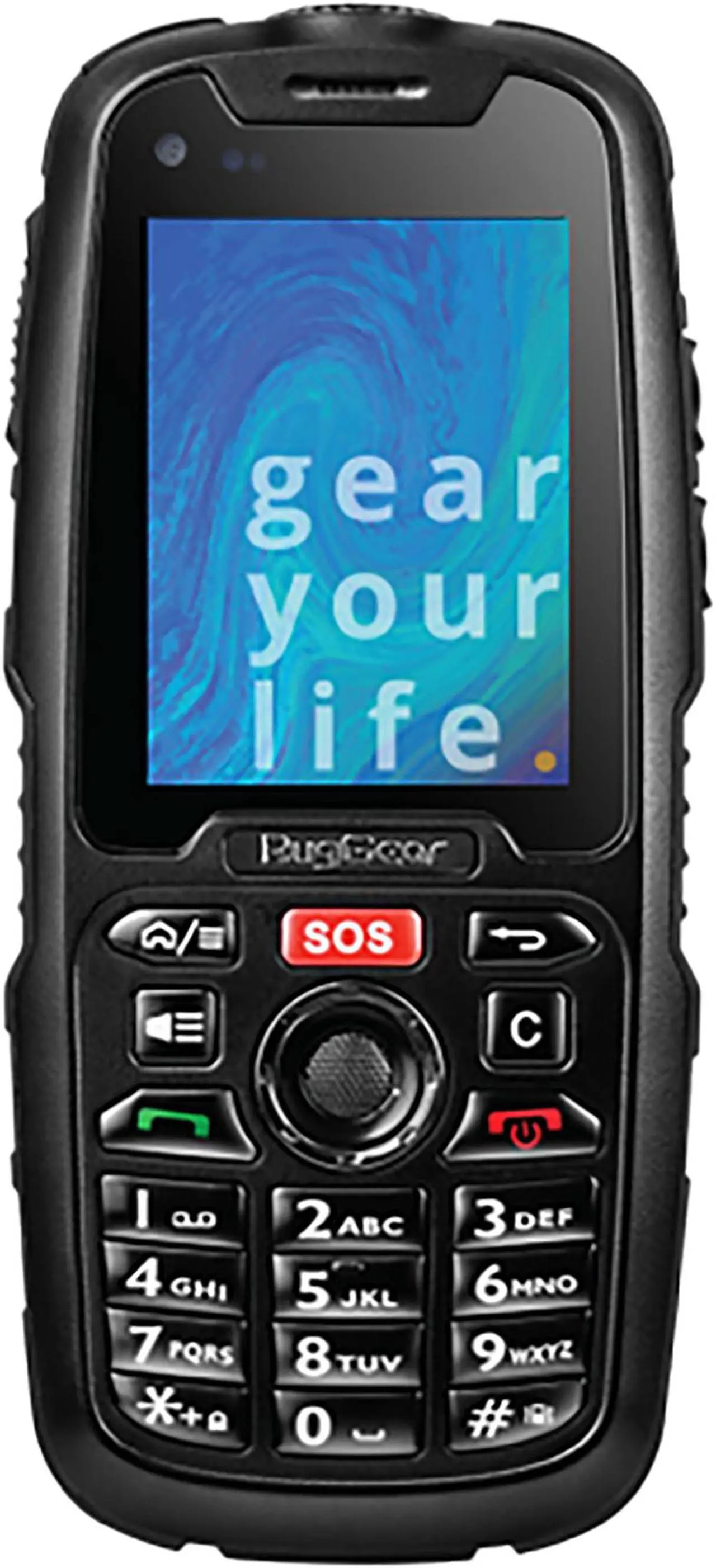 Main image of RugGear RG310 3G Unlocked GSM Rugged MIL-STD-810G Compliant Phone w/ 1,000 Lux LED Torch 2.4" Black 512MB RAM
