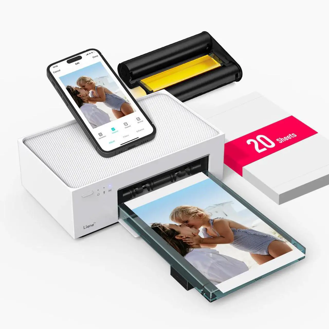 Open Box: Liene 4x6" Instant Photo Printer Amber M100 w/ 20 sheets and 1 cartridge - Newegg.com - Image 10