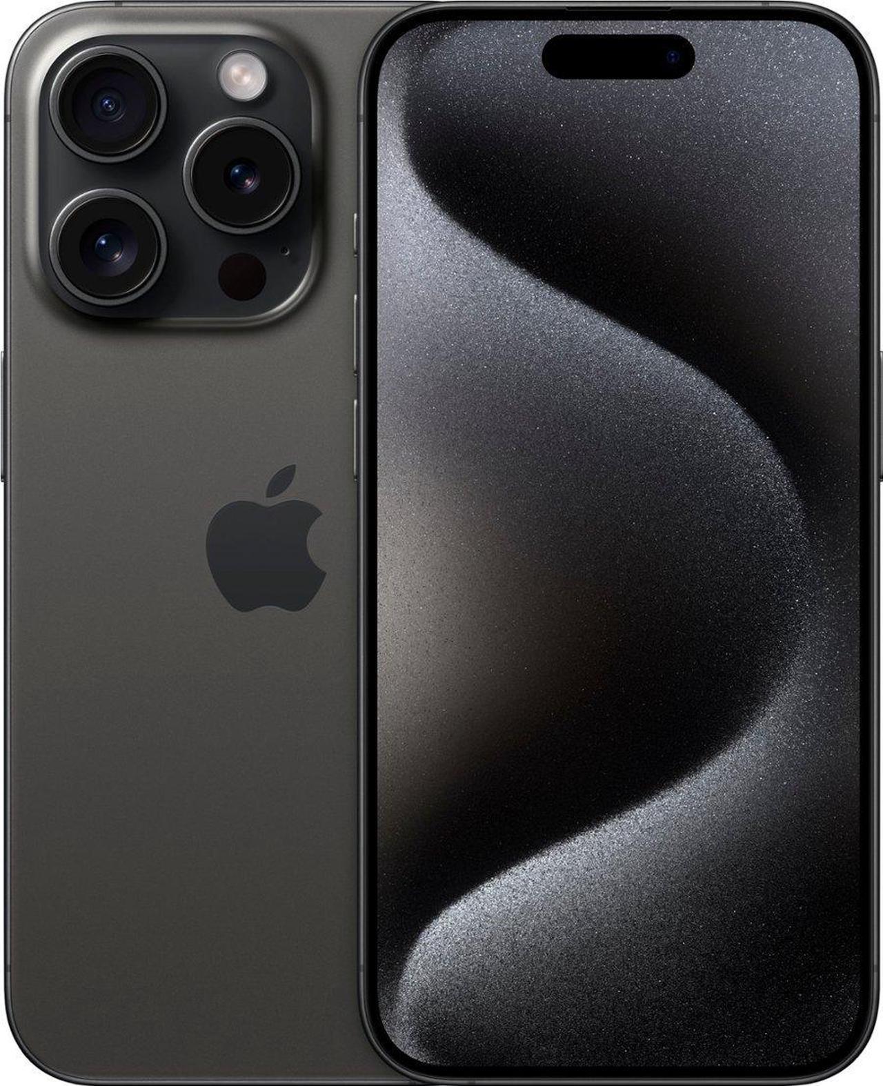 Alt view image 2 of 3 - Apple iPhone 15 PRO 128GB, Refurbished Unlocked Cell Phone, Black Titanium - Very Good Condition (Grade B)