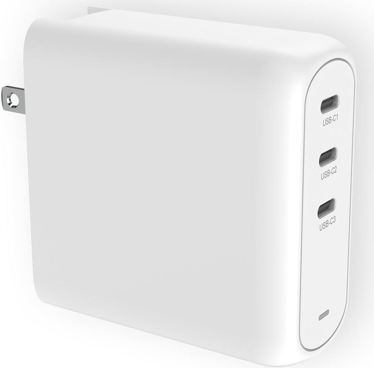 Creative 140W GaN Charger Creative, 3-Port USB GaN Wall Charger with PPS, PD 3.1, and QC 4.0+, RWD140A, White