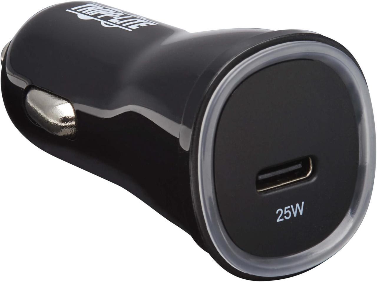 Main image of Tripp Lite USB Car Charger - 25W PD Charging - USB-C - Black  U280-C01-25-1B