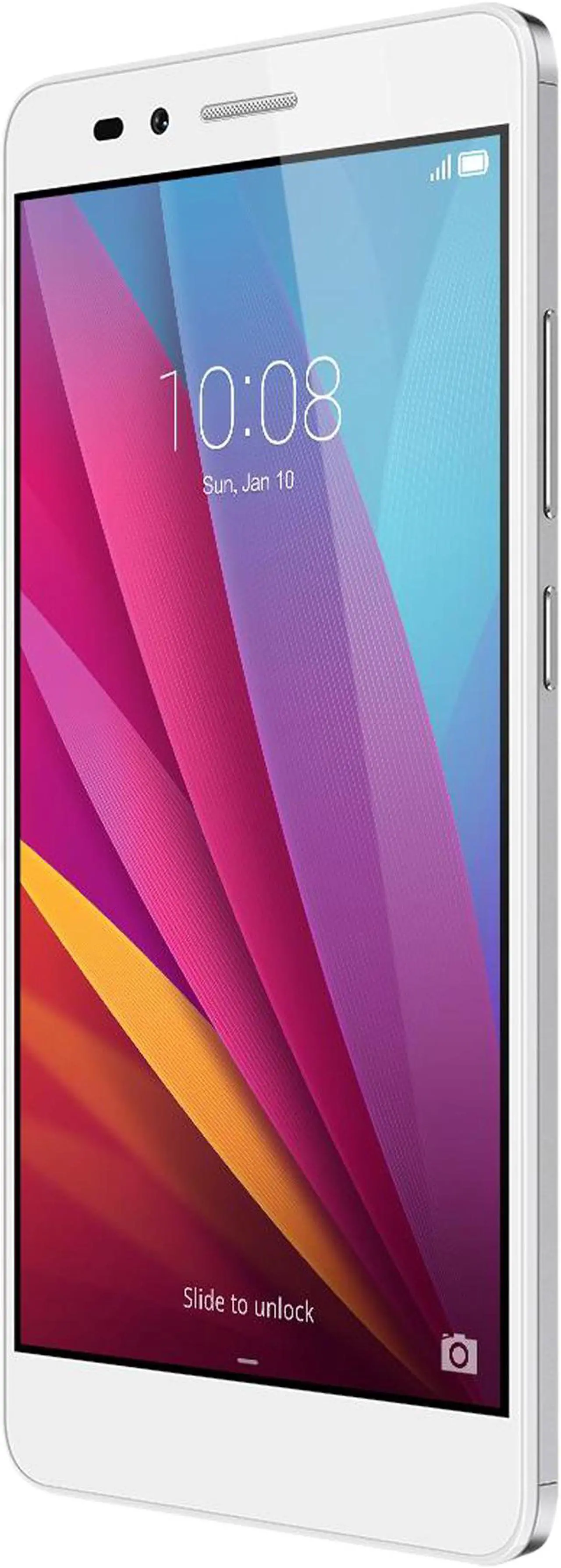 Main image of Honor 5X - Metal Body, Fingerprint Sensor, 5.5 Inch, 1080p FHD Display, 4G LTE Unlocked GSM Smartphone - USA Warranty - 16GB Silver