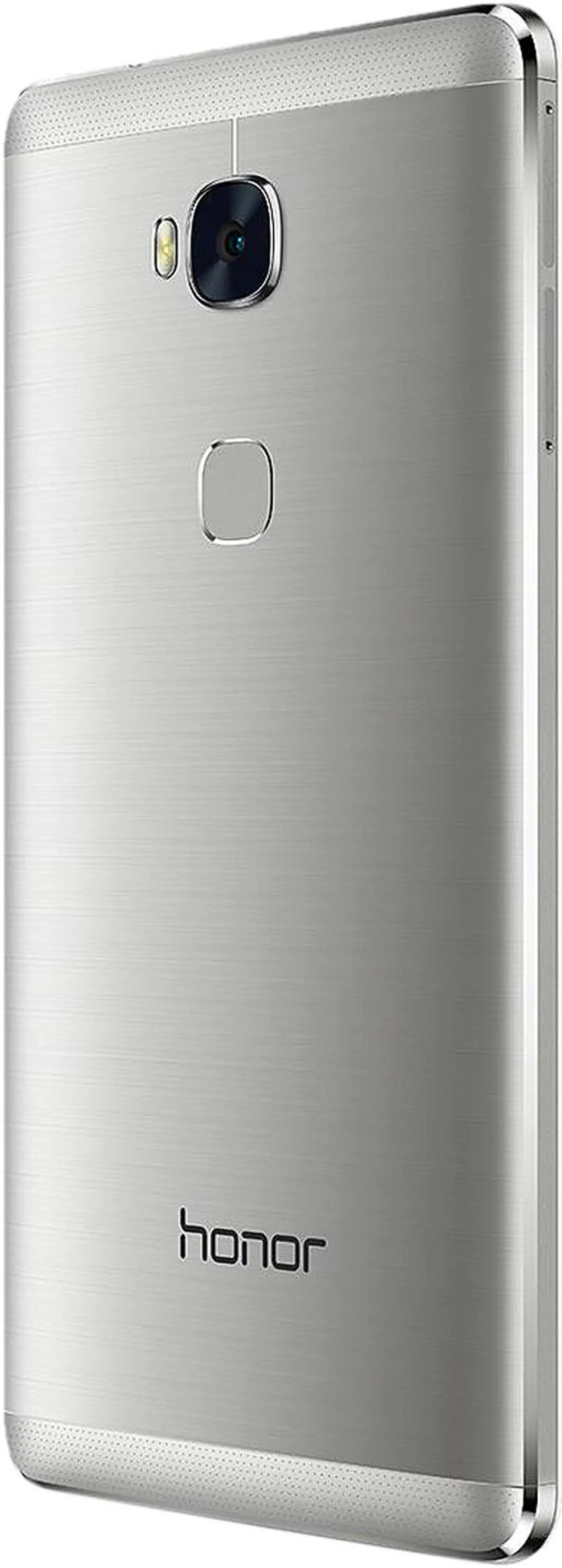 Alt view image 3 of 10 - Honor 5X - Metal Body, Fingerprint Sensor, 5.5 Inch, 1080p FHD Display, 4G LTE Unlocked GSM Smartphone - USA Warranty - 16GB Silver