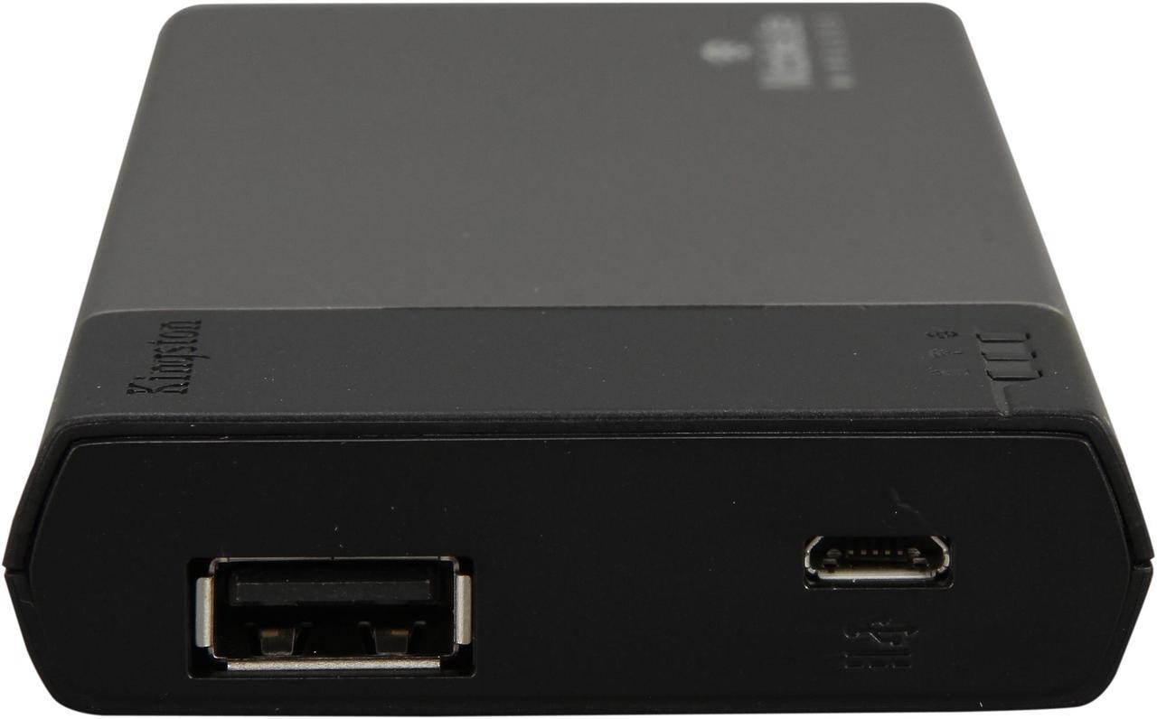 Alt view image 4 of 8 - Kingston Black/Gray 1800 mAh MobileLite Wireless G1 MLW221