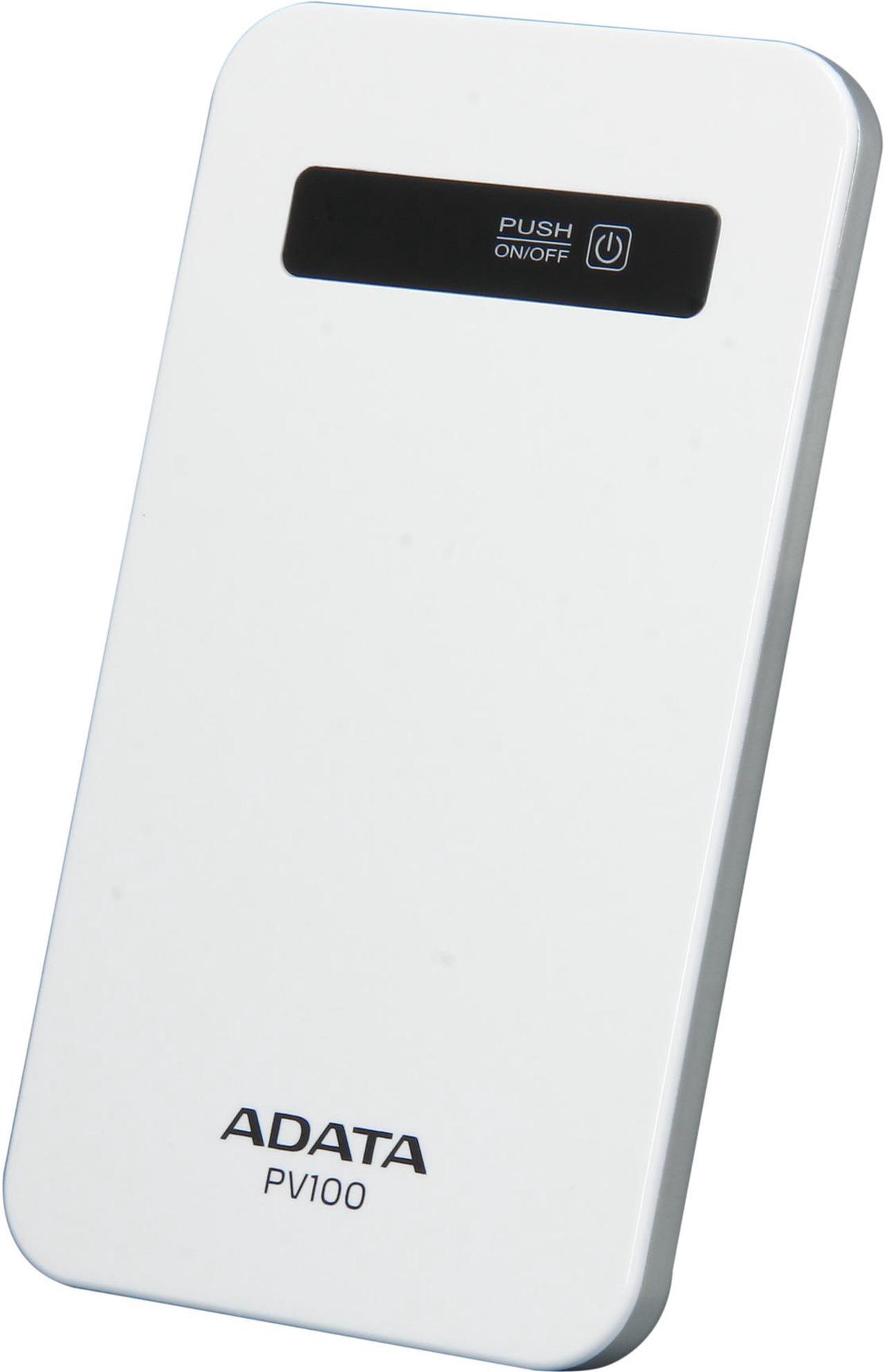 ADATA White 4200 mAh PV100 Power Bank APV100-4200m-5V-CWH