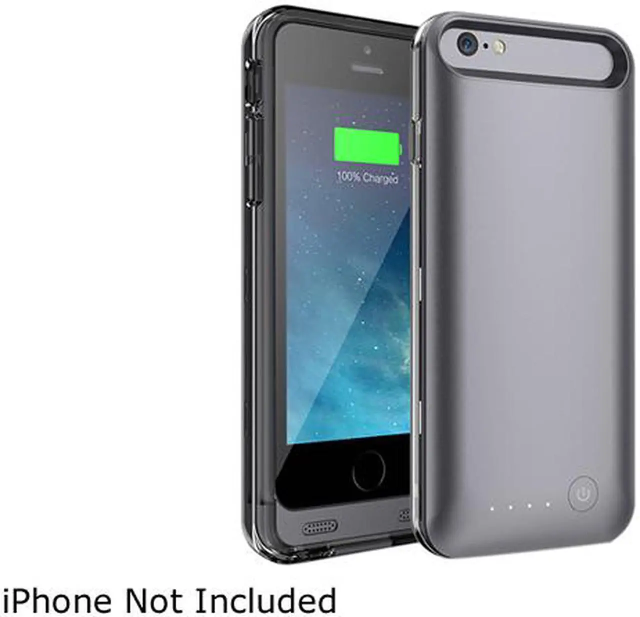 Main image of GearIt 3100mAh External Power Pack Battery Backup Charge Case Cover for Apple iPhone 6 / 6S 4.7-inch, Gray