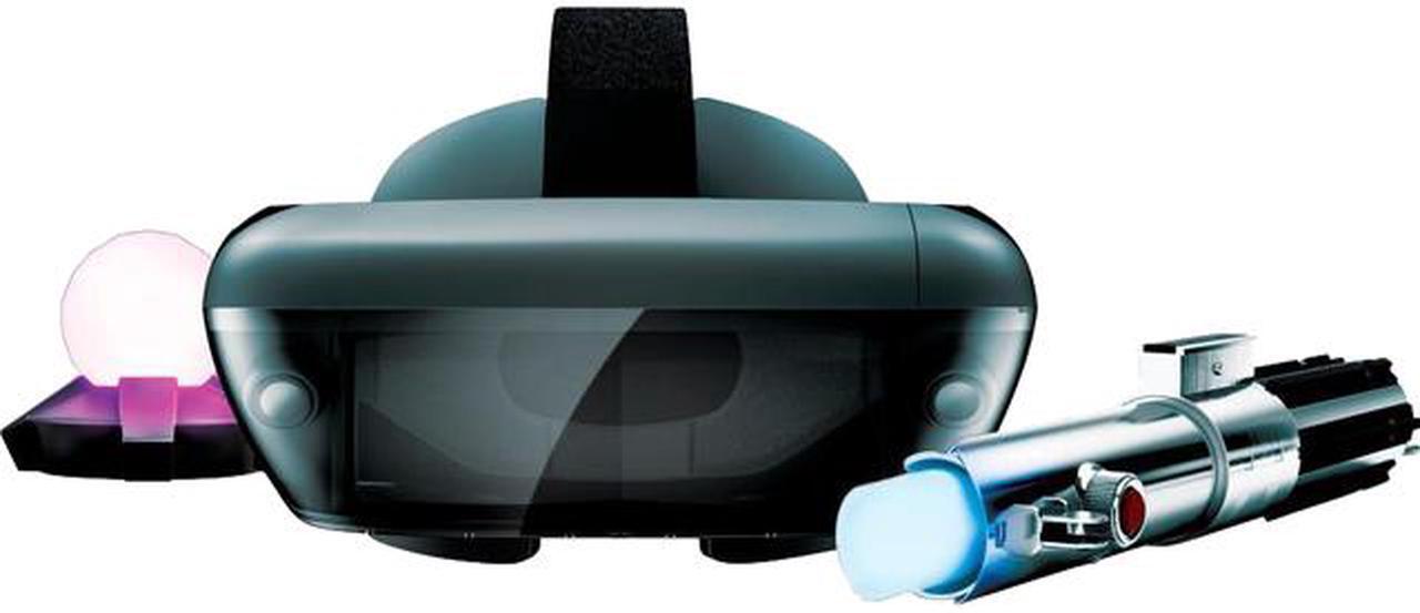 Main image of Star Wars: Jedi Challenges - AR Headset with Lightsaber Controller and Tracking Beacon - Black