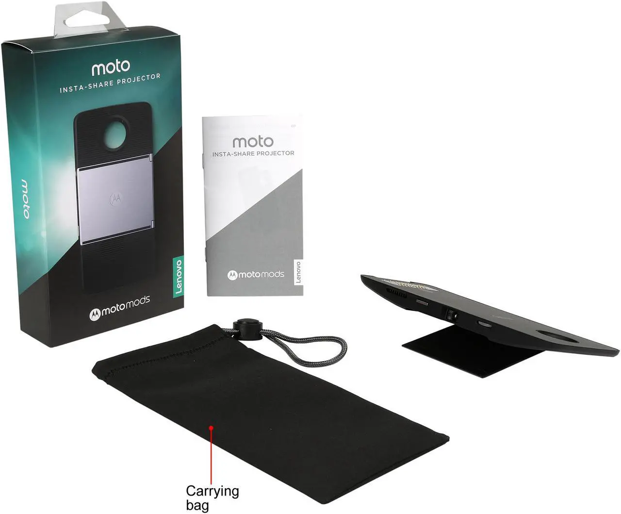 Alt view image 7 of 6 - Moto Insta-Share DLP Projector 89866N Moto Mod