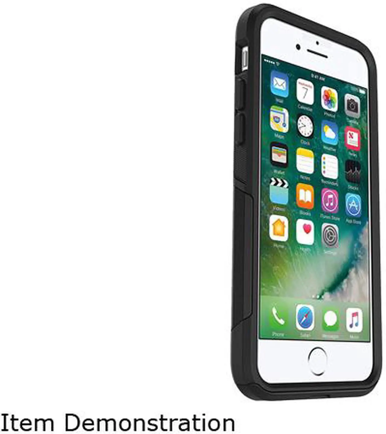 Main image of OtterBox Commuter Black Case for iPhone 7, Pro Pack 77-55772