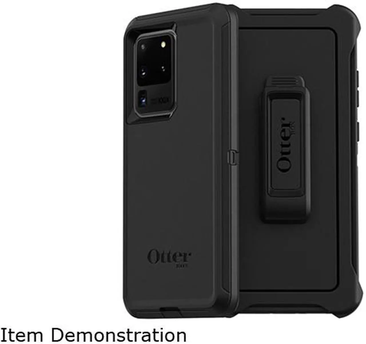 Main image of OtterBox Galaxy S20 Ultra 5G Defender Series Case, Black