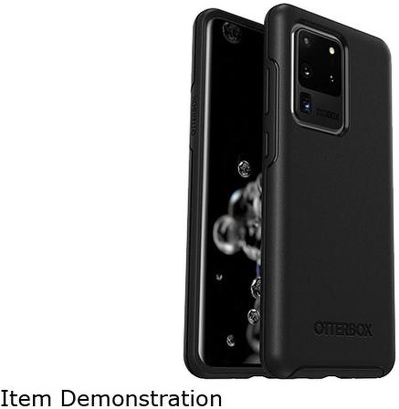 Main image of OtterBox Symmetry Series Black Case for Galaxy S20 Ultra 5G 77-64219