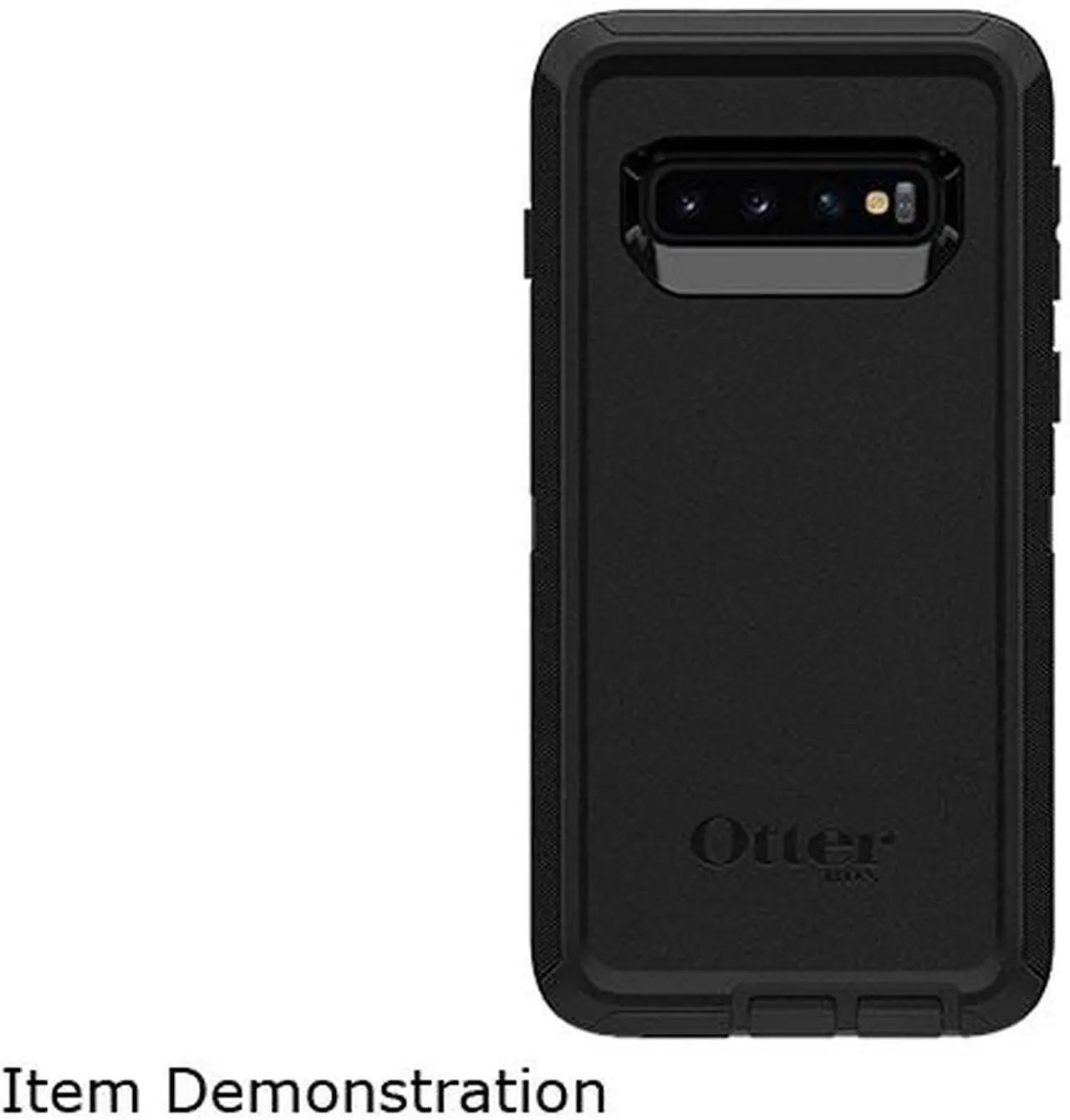 Main image of OtterBox Defender Series Black Case for Galaxy S10 77-61282