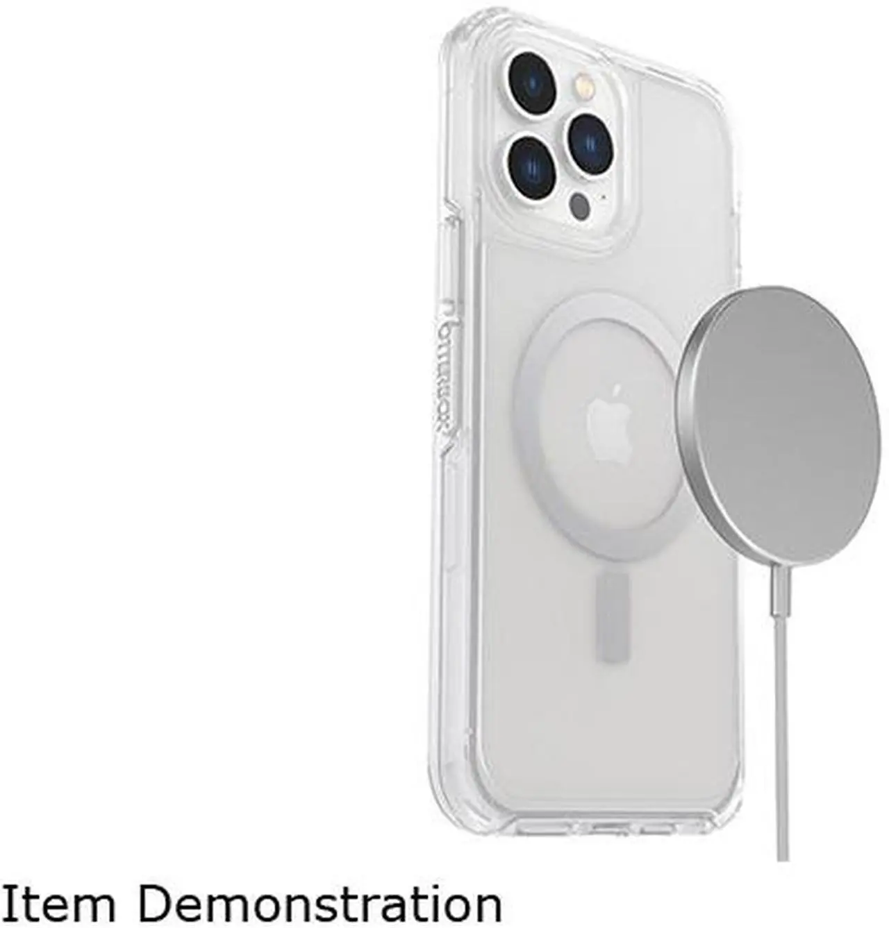 Alt view image 2 of 5 - OtterBox Symmetry Series+ Clear Antimicrobial Case for MagSafe Clear Case for iPhone 13 Pro Max 77-83662