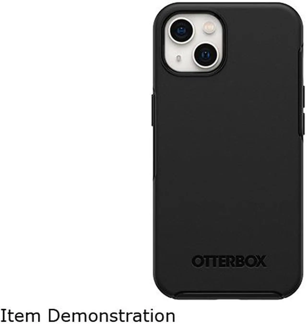 Main image of OtterBox Symmetry Series+ Antimicrobial Case with MagSafe Black Case for iPhone 13 77-85616