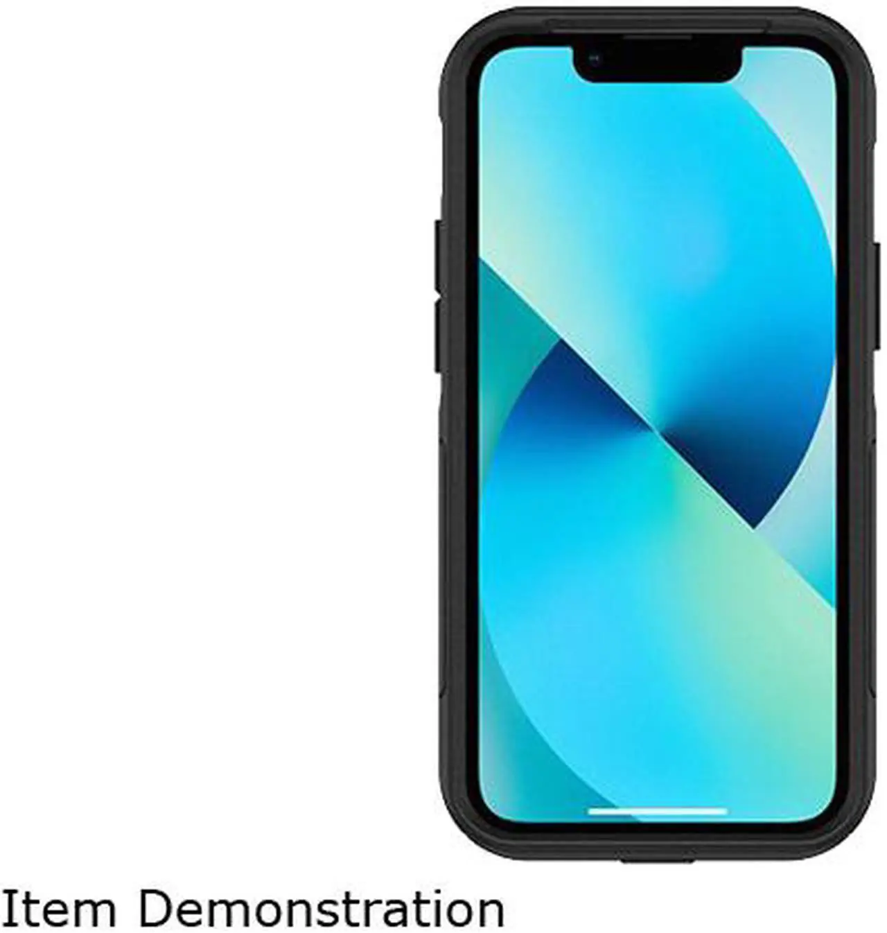 Alt view image 2 of 4 - OtterBox Commuter Series Antimicrobial Case Black Case for iPhone 13 Mini 77-83442