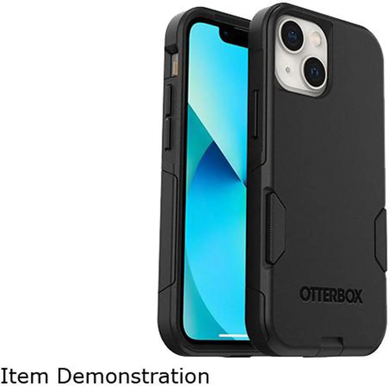 Alt view image 3 of 4 - OtterBox Commuter Series Antimicrobial Case Black Case for iPhone 13 Mini 77-83442
