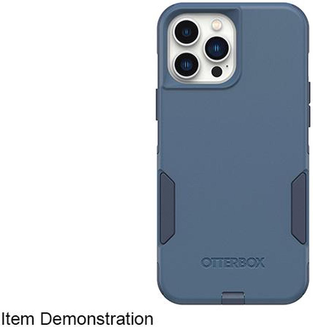 Main image of OtterBox Commuter Series Antimicrobial Rock Skip Way (Blue) iPhone 13 Pro Max and iPhone 12 Pro Max Case 77-83456