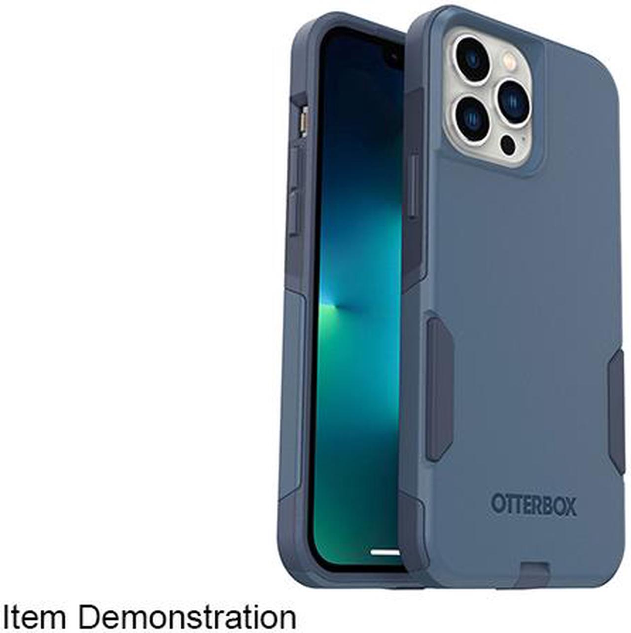 Alt view image 3 of 3 - OtterBox Commuter Series Antimicrobial Rock Skip Way (Blue) iPhone 13 Pro Max and iPhone 12 Pro Max Case 77-83456