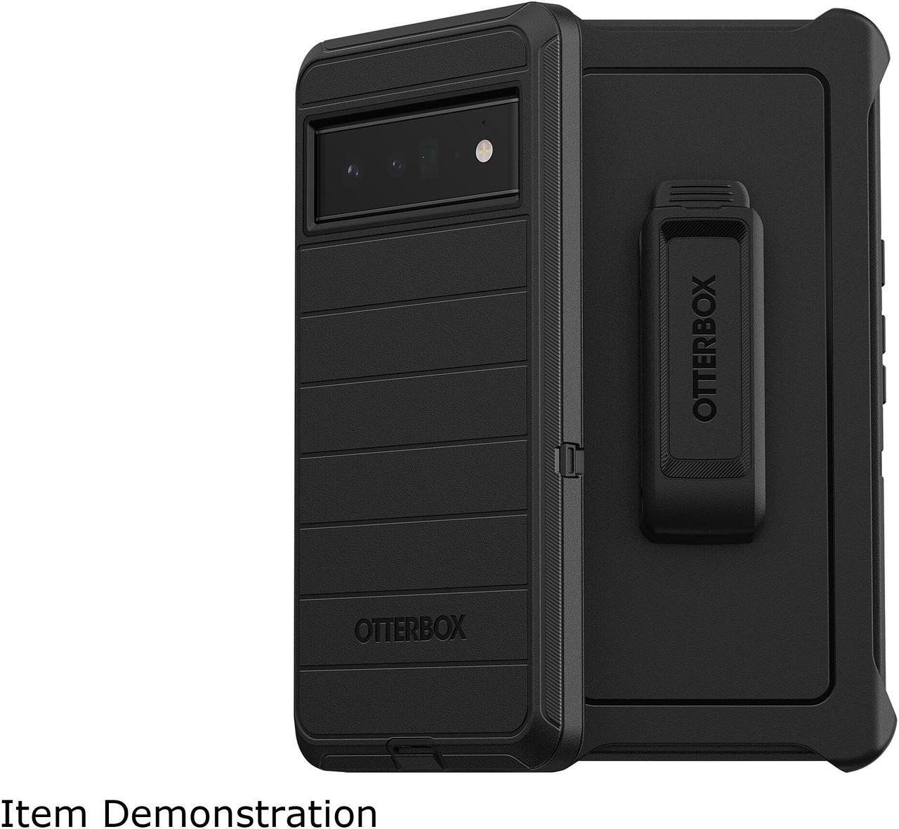 Alt view image 3 of 3 - OtterBox Defender Series Pro Black Pixel 6 Pro Defender Case 77-84068