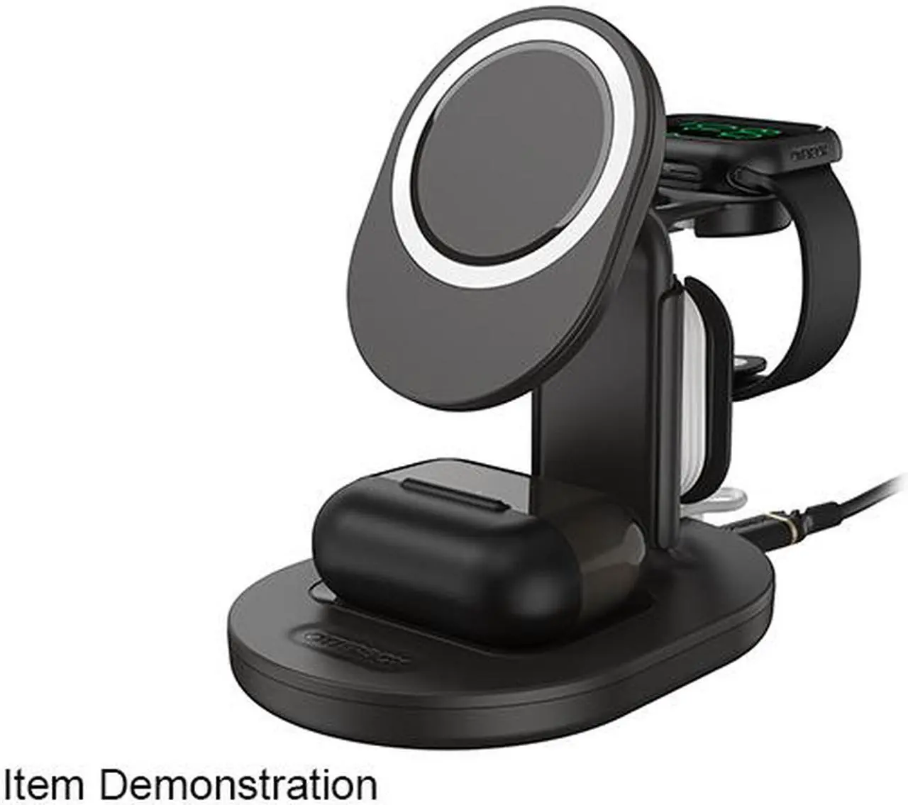 Main image of OtterBox 78-80565 Radiant Night (Black) 3-in-1 Charging Station for MagSafe