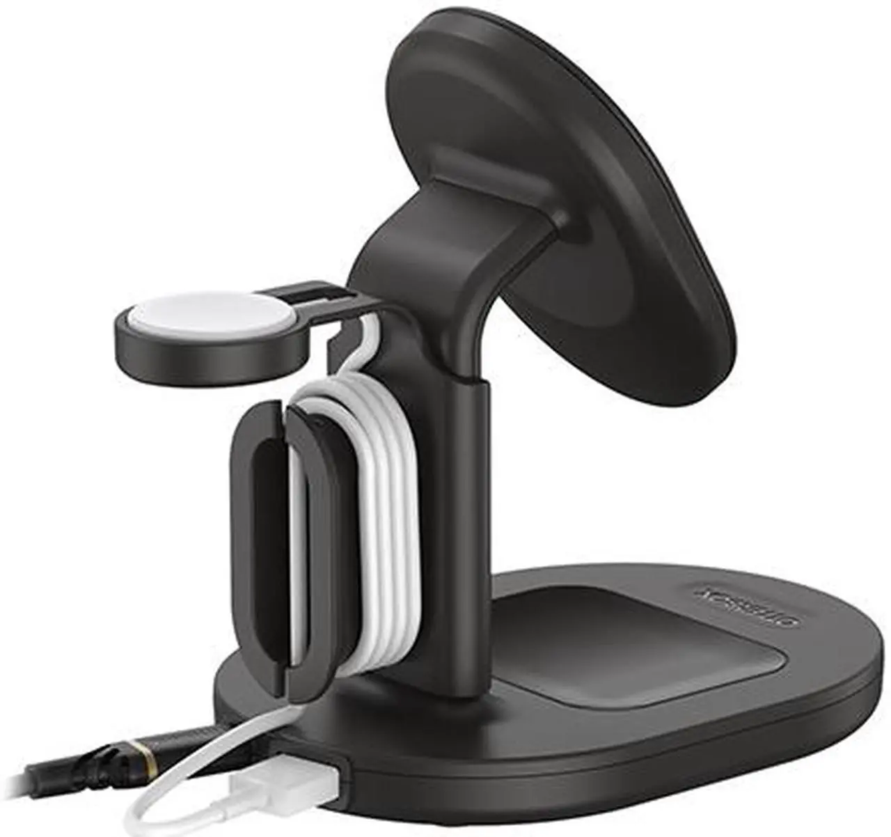 Alt view image 3 of 5 - OtterBox 78-80565 Radiant Night (Black) 3-in-1 Charging Station for MagSafe