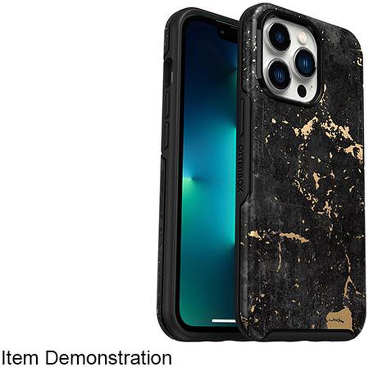 Alt view image 3 of 3 - OtterBox Symmetry Series Antimicrobial Enigma (Black Graphic) iPhone 13 Pro Case 77-83576