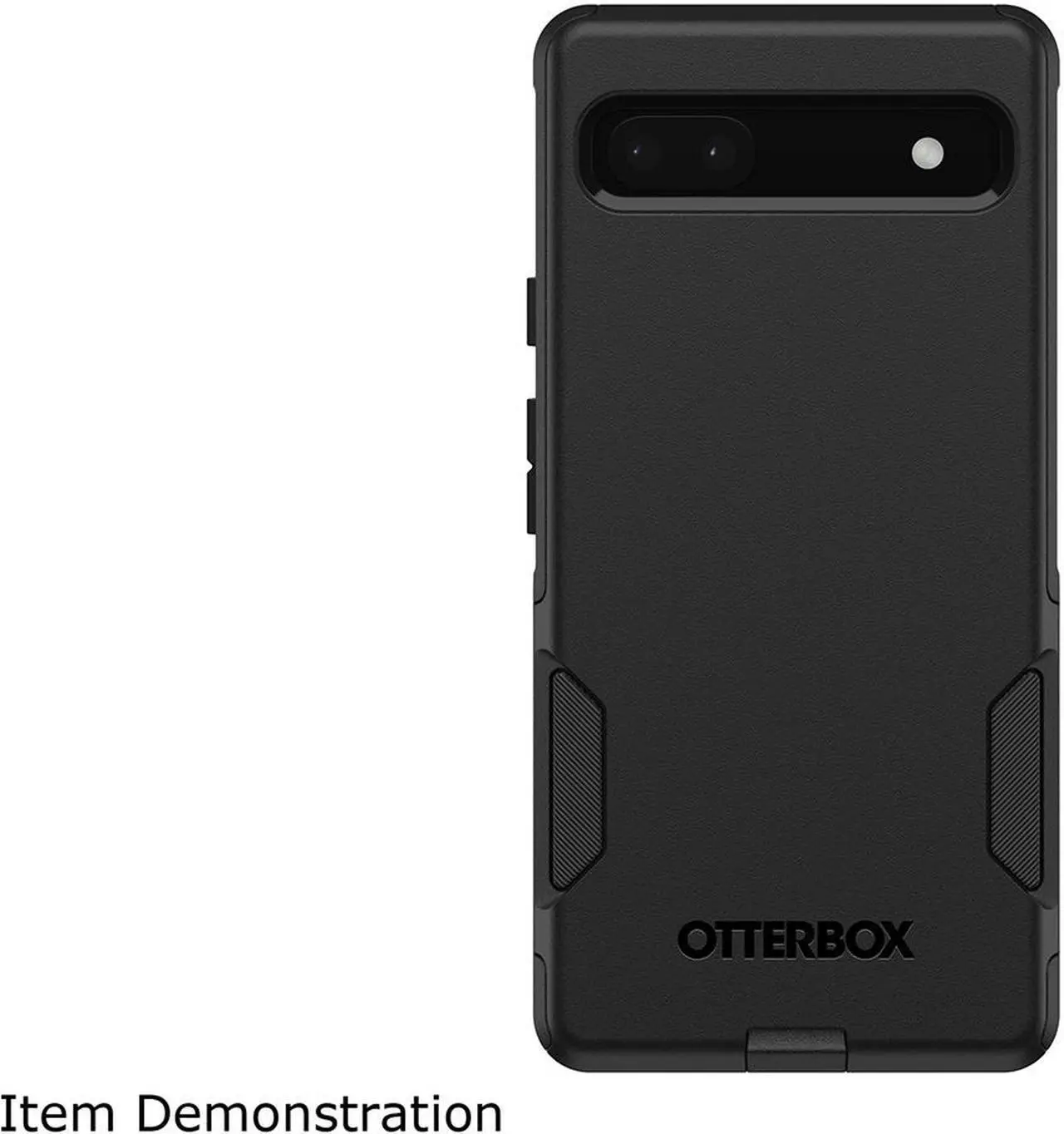 Alt view image 2 of 2 - OtterBox Commuter Series Antimicrobial Black Pixel 6a Case 77-88019