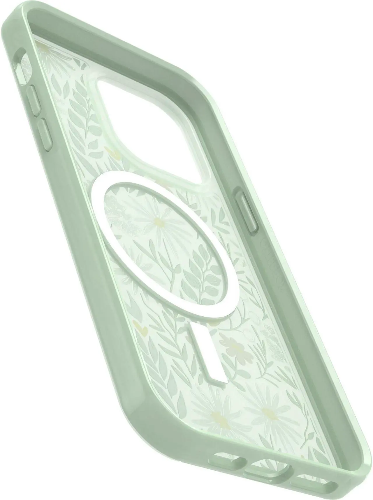 Alt view image 2 of 3 - OtterBox 77-88652 Symmetry Series+ Antimicrobial Sage iPhone 14 Pro Max Case for MagSafe