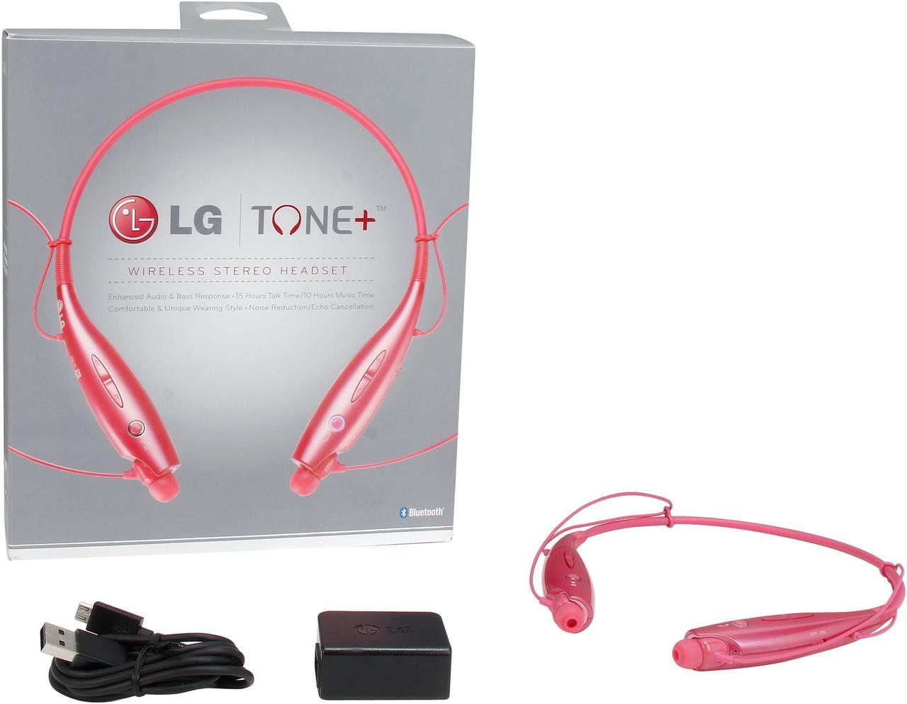 Alt view image 7 of 7 - LG HBS-730.ACUSPKK Pink HBS-730 TONE+ Bluetooth Stereo Headset