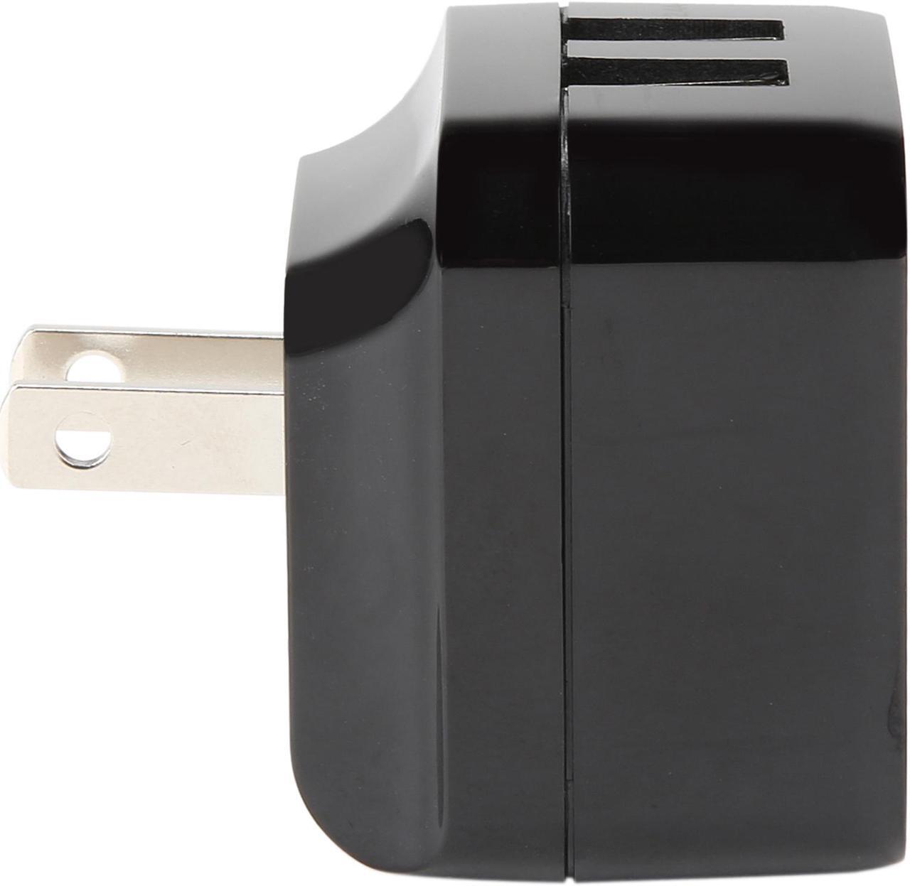 Alt view image 3 of 7 - StarTech USB2PACBK Travel USB Wall Charger - 2 Port - Black - Universal Travel Adapter - International Power Adapter - USB Charger