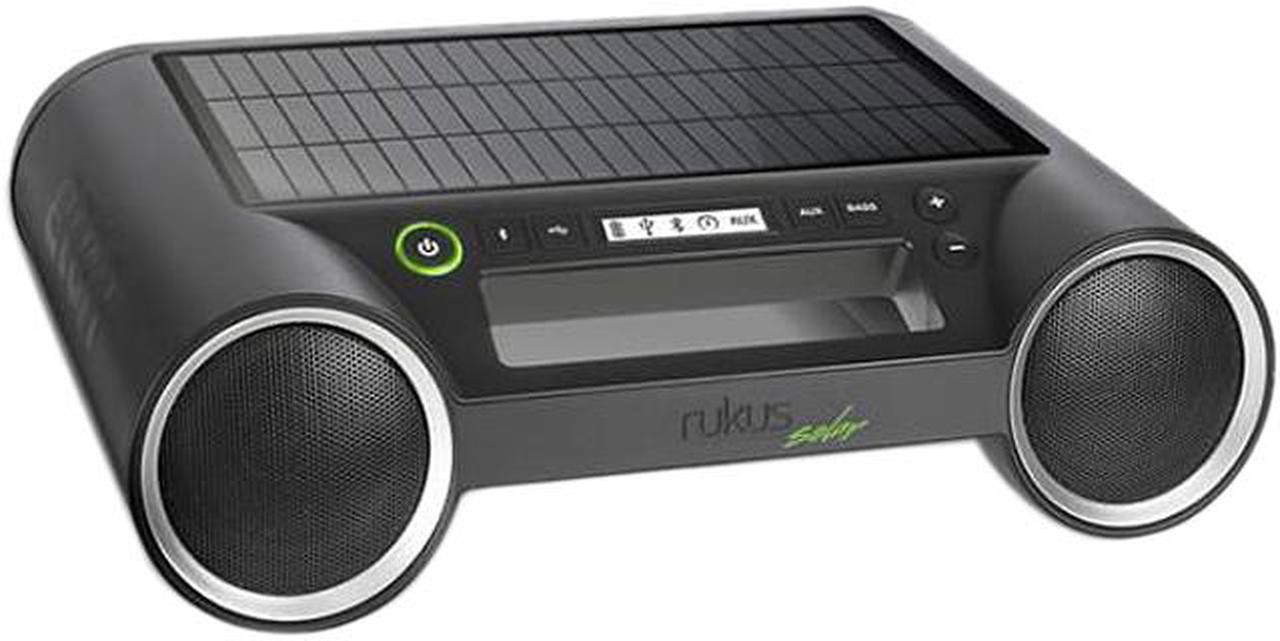 Eton rukus Solar Black Portable Bluetooth Sound System w/ Solar Panel