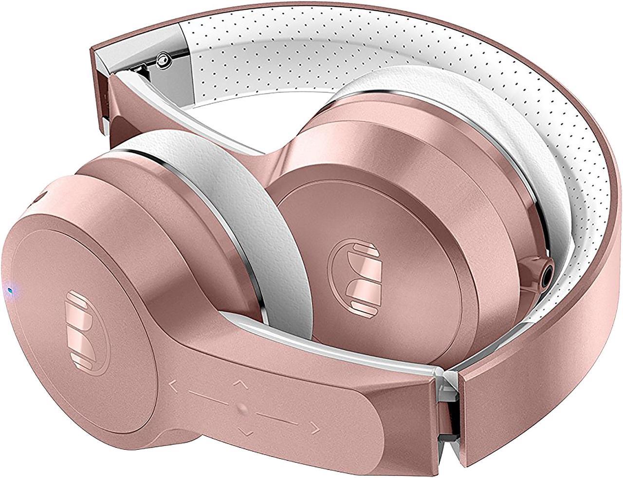 Alt view image 3 of 6 - Monster 137106-00 Clarity Designer Series HD Bluetooth Wireless Headphones - Rose Gold