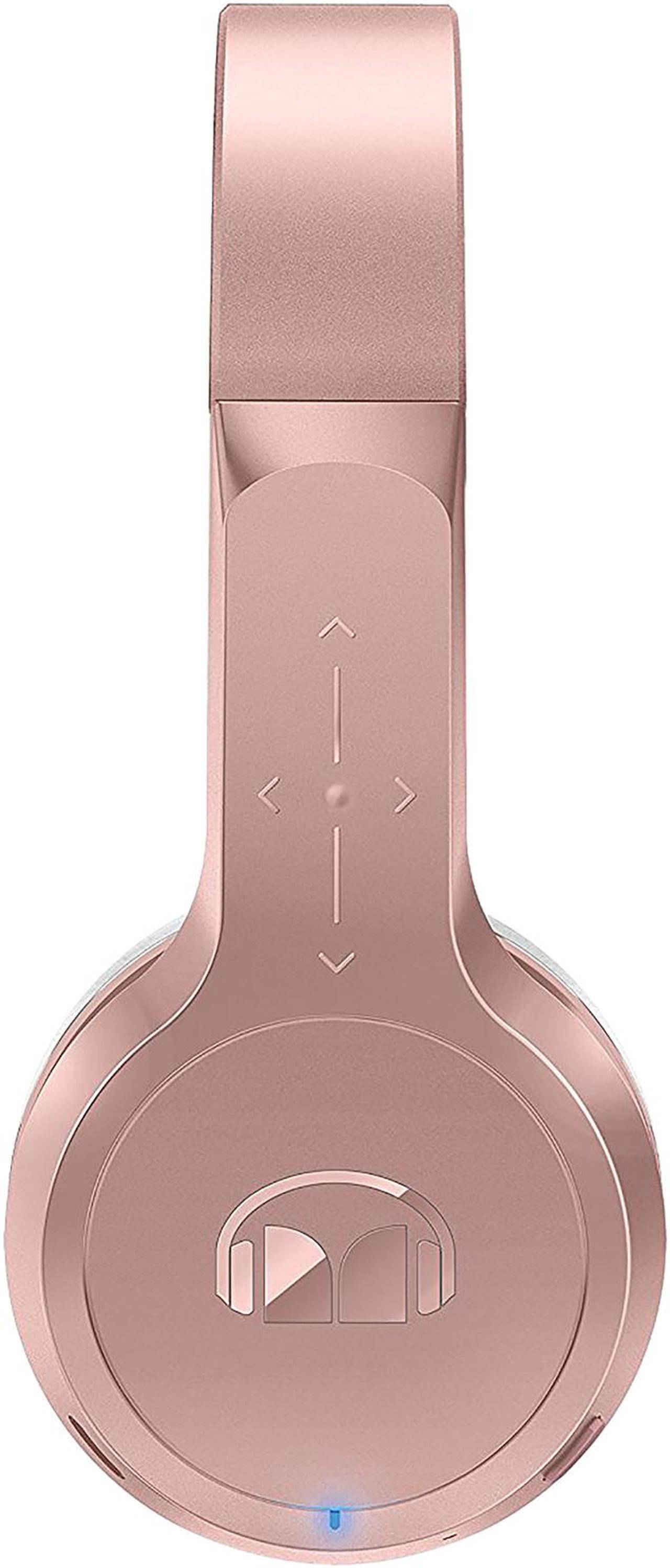Alt view image 2 of 6 - Monster 137106-00 Clarity Designer Series HD Bluetooth Wireless Headphones - Rose Gold