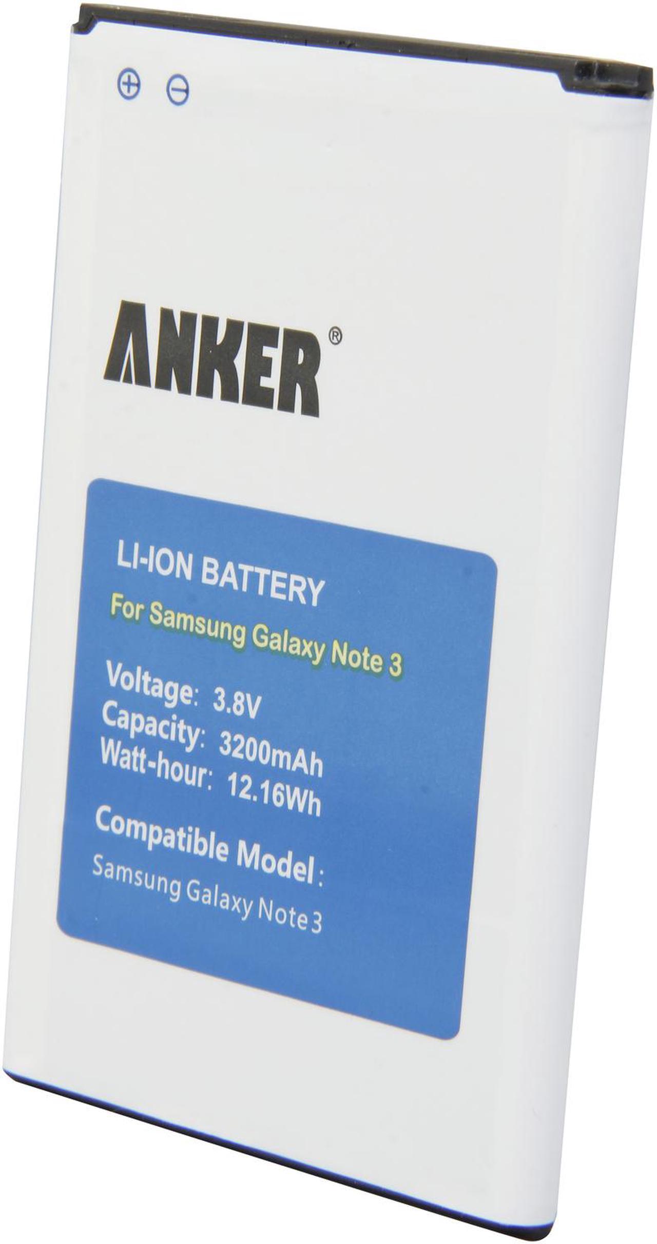 Alt view image 7 of 9 - Anker 2 x 3200mAh Li-ion Replacement Batteries for Samsung Galaxy NOTE 3 III, SM-N9005, SM-N9000, AT&T SM-N900A, Verizon SM-N900V, with NFC/Google Wallet, with Anker Travel Charger