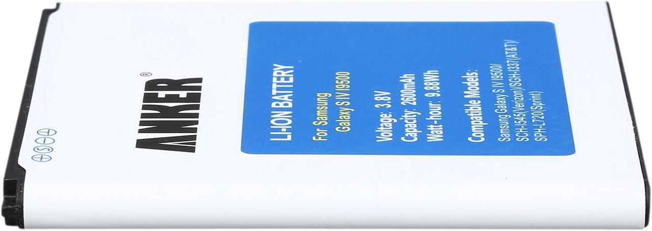 Alt view image 6 of 8 - Anker 2600 mAh Batteries for Samsung Galaxy S4 S IV, I9505 + Free Anker Travel Charger 70SMGLXS4-S42P1A