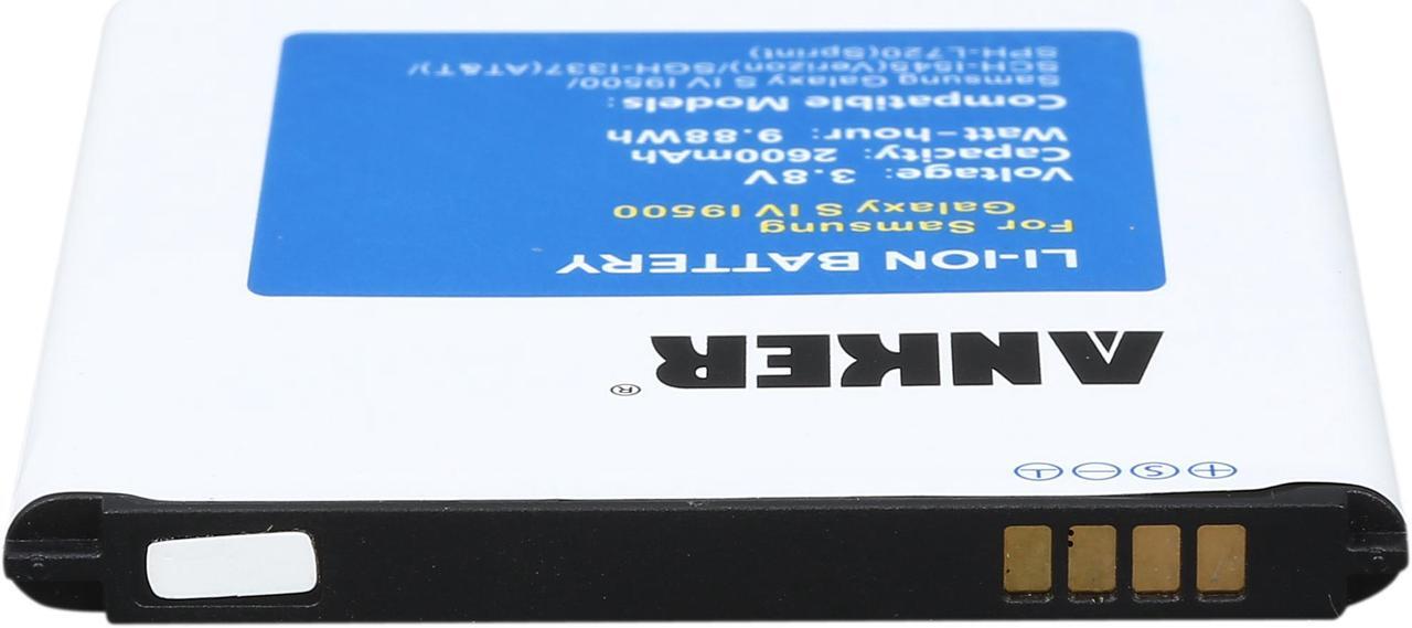 Alt view image 7 of 8 - Anker 2600 mAh Batteries for Samsung Galaxy S4 S IV, I9505 + Free Anker Travel Charger 70SMGLXS4-S42P1A