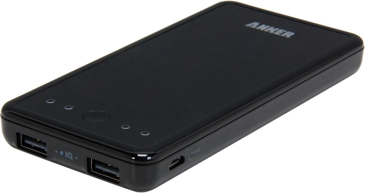 Main image of Anker 2nd Gen Astro E3 Black 10000mAh Dual-Port Power Bank with PowerIQ Technology for most Smartphones, Tablets, PS Vita and other USB-charged devices 79AN7917-BA