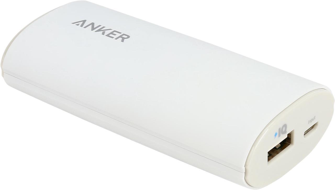 Main image of Anker Astro 6400 mAh Portable Charger External Battery Power Bank with PowerIQ Technology for iPhone; iPad Air 2 mini 3; Galaxy S5 S4; Note 4 3; Nexus 6; LG and More (White)