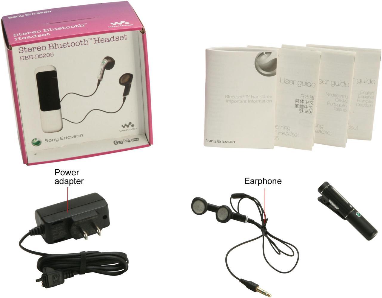 Alt view image 7 of 7 - Sony Ericsson In the Ear Bluetooth Stereo Headset (HBH-DS205)