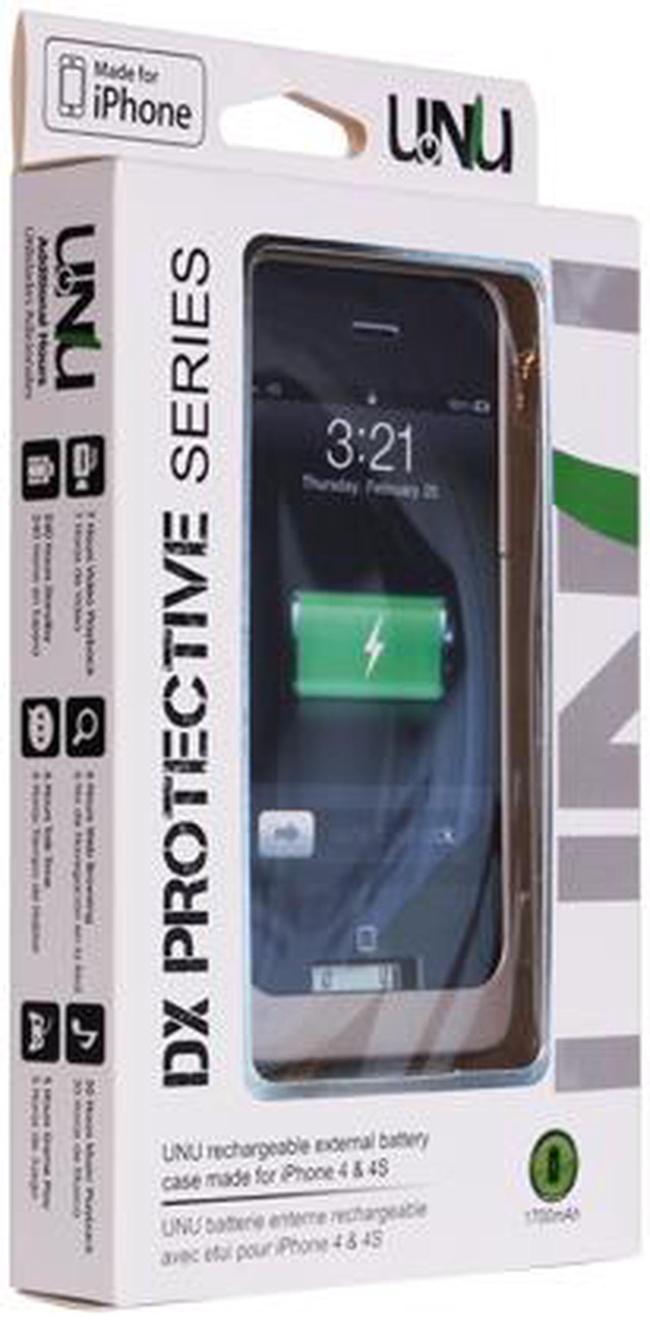 Alt view image 3 of 3 - UNU Gold 1700 mAh DX Protective Battery Case For iPhone 4 & iPhone 4S UNU-DX-04-1700G