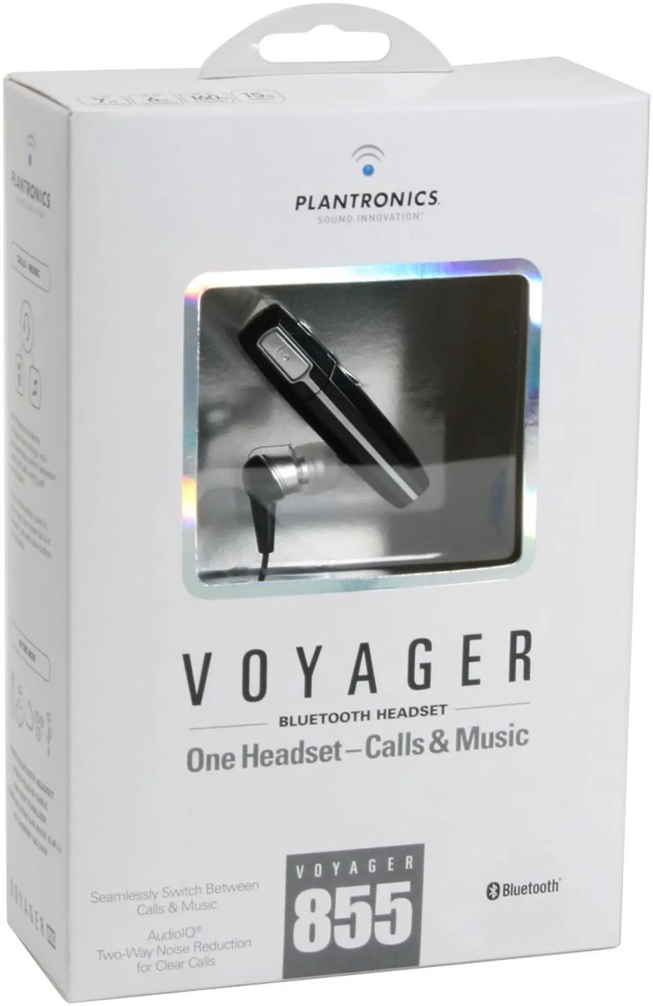 Alt view image 13 of 13 - PLANTRONICS In-The-Ear Bluetooth Headset (Voyager 855)